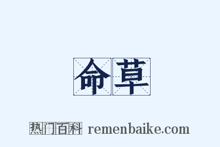 命草是什么意思的图片